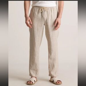 Quince Men's Linen Drawstring Pants - Driftwood 30” Sz M
